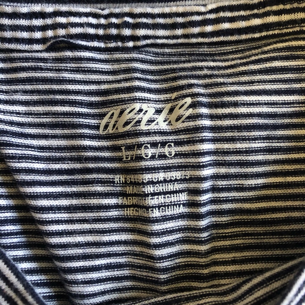striped cropped top